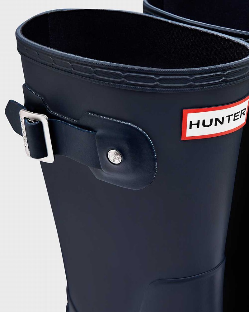 Botas Curtas Hunter Original Short Masculino Azul Marinho | 386254348