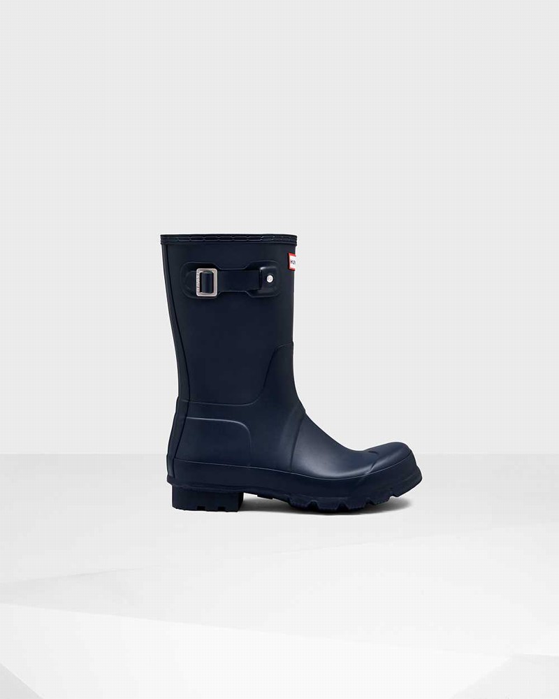 Botas Curtas Hunter Original Short Masculino Azul Marinho | 386254348