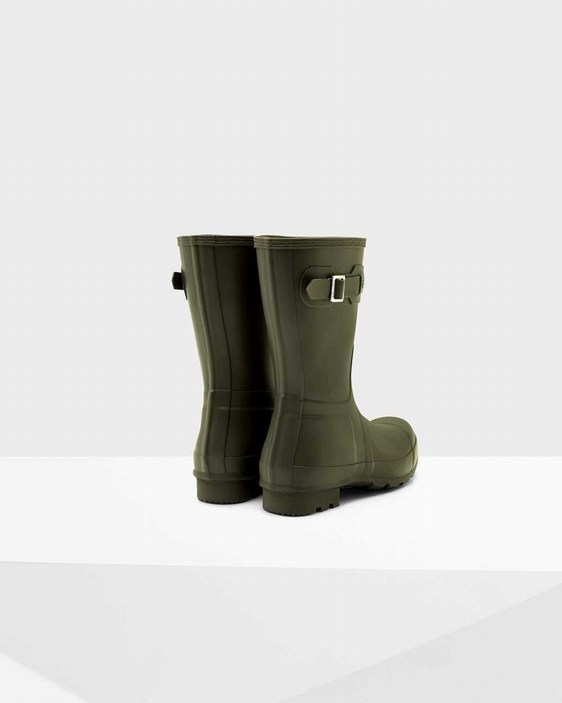 Botas Curtas Hunter Original Short Masculino Verde Oliva | 209846070