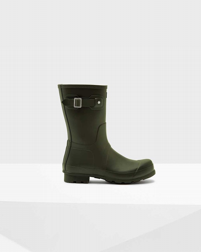 Botas Curtas Hunter Original Short Masculino Verde Oliva | 209846070