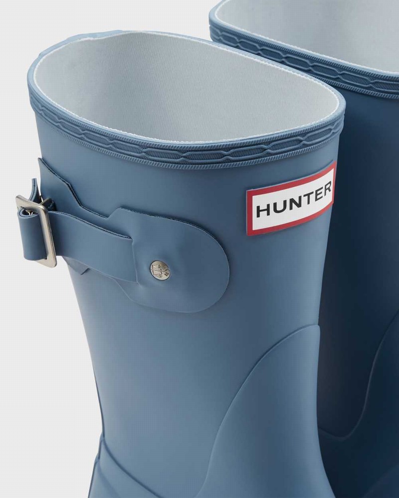 Botas Curtas Hunter Original Short Mid-Calf Feminino Azuis | 222047180