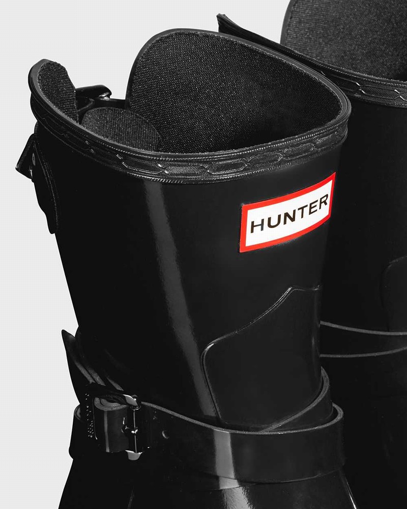 Botas Curtas Hunter Refined Adjustable Short Mid-Calf Feminino Pretas | 799635793