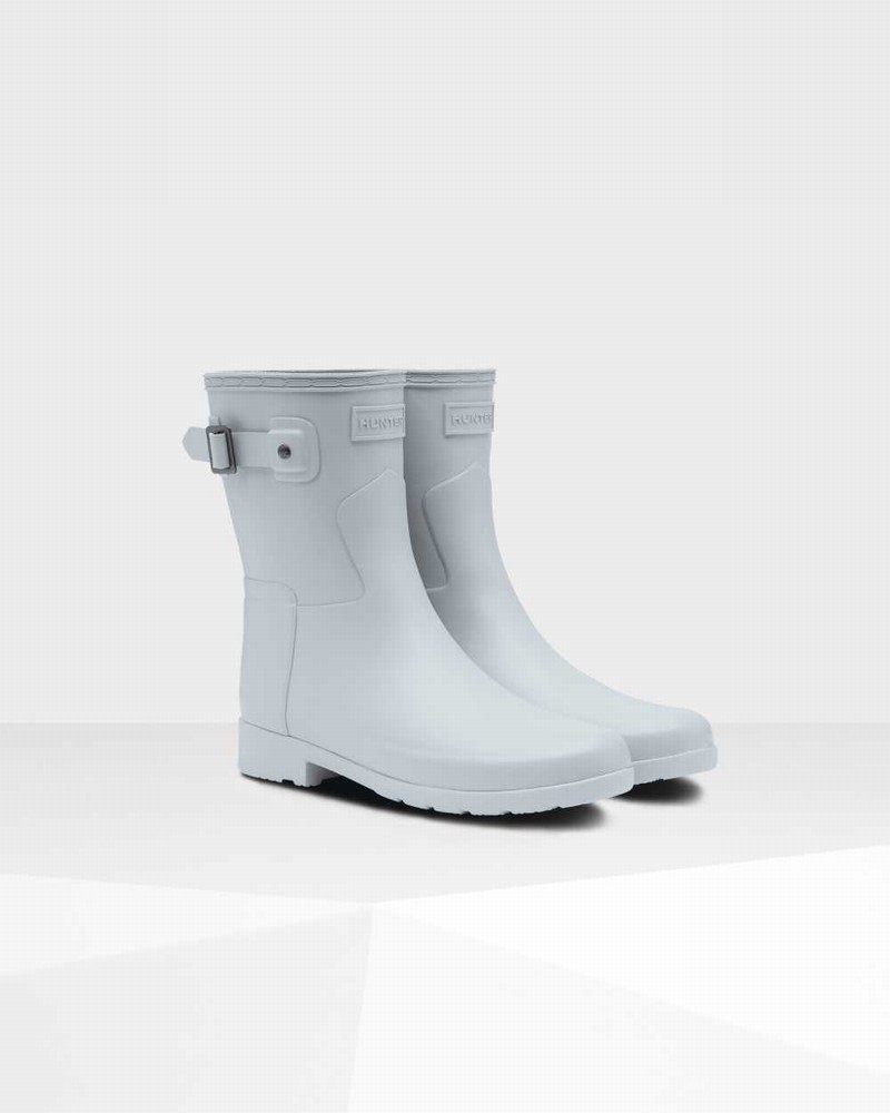 Botas Curtas Hunter Refined Slim Fit Short Mid-Calf Feminino Cinzentas | 258261820