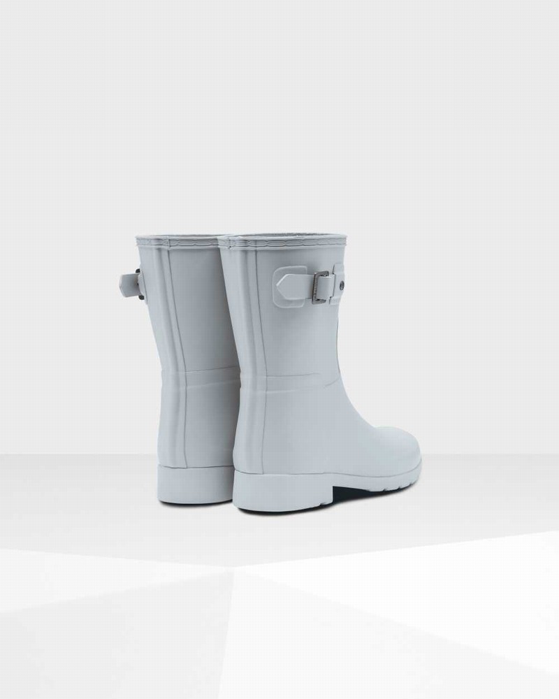 Botas Curtas Hunter Refined Slim Fit Short Mid-Calf Feminino Cinzentas | 258261820