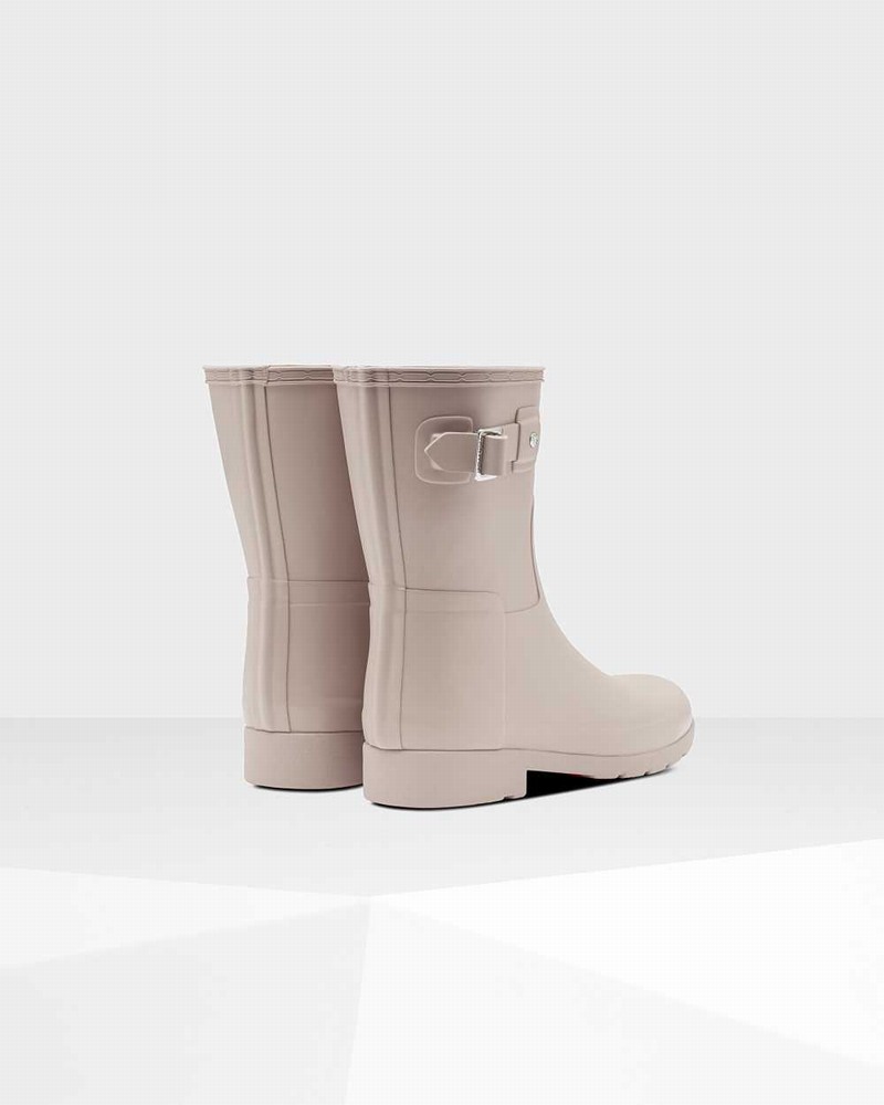 Botas Curtas Hunter Refined Slim Fit Short Feminino Cinzentas | 523863246