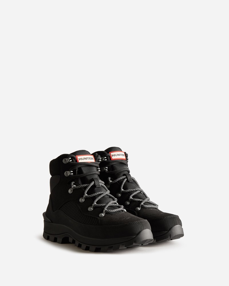 Botas Hunter Explorer Insulated Lace-Up Commando Feminino Pretas | 999552584