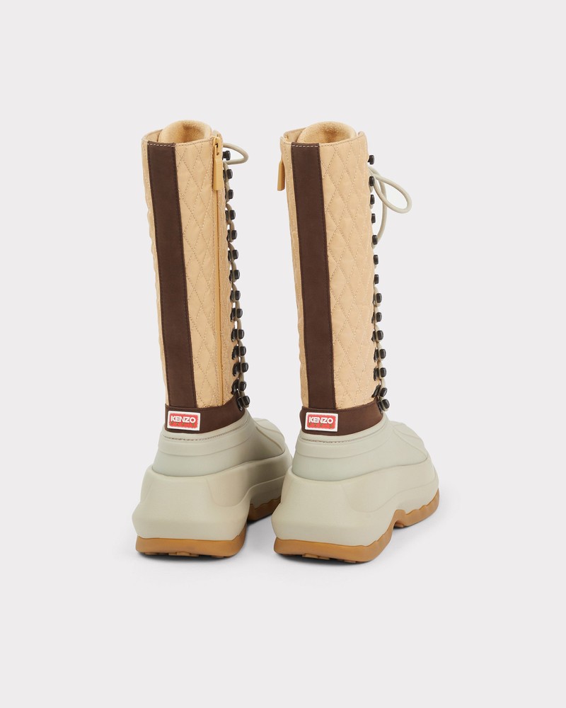 Botas Hunter Lace Up Duck Feminino Bege | 694374827
