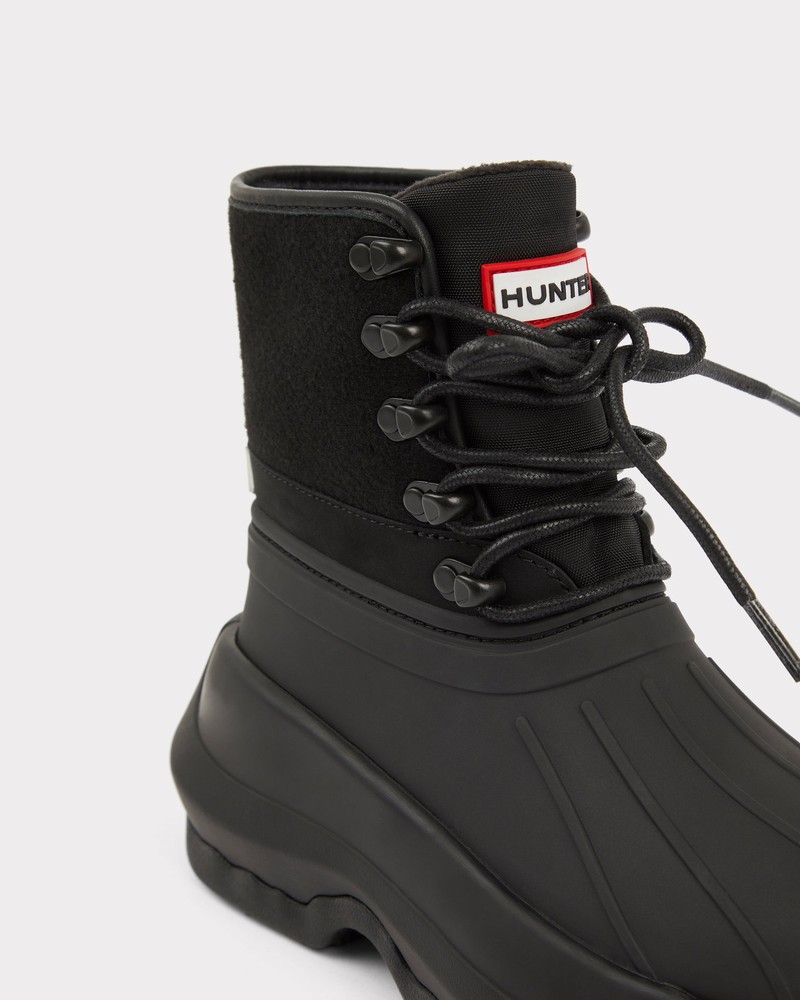 Botas Hunter Mid Duck Feminino Pretas | 899938246