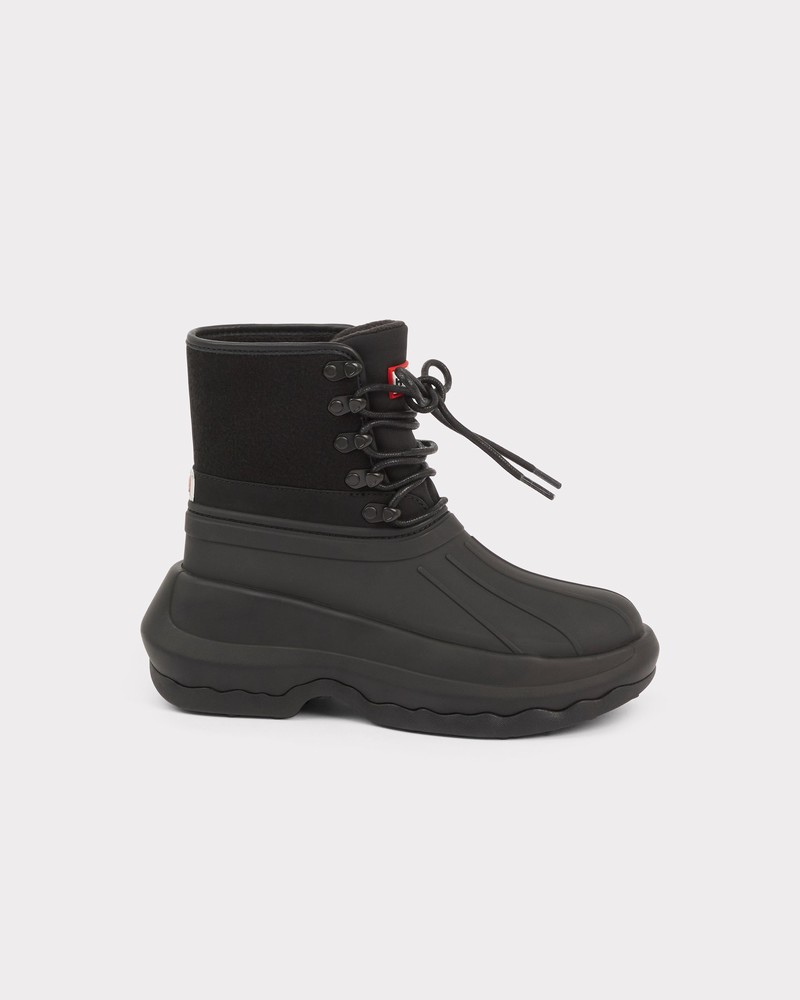 Botas Hunter Mid Duck Feminino Pretas | 899938246