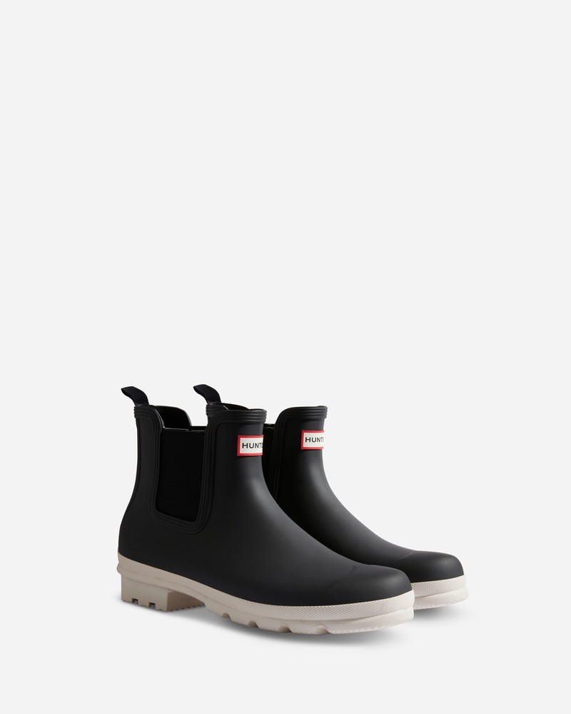 Botas Hunter Original Chelsea Masculino Pretas | 285488987