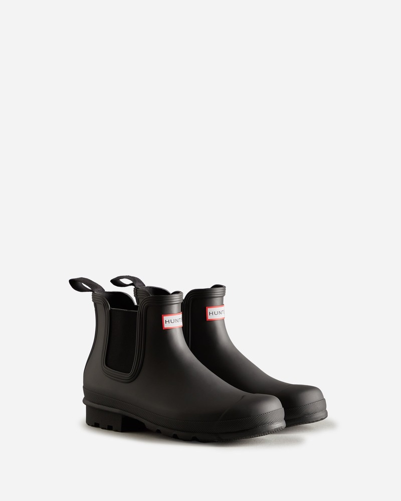 Botas Hunter Original Chelsea Masculino Pretas | 940189250