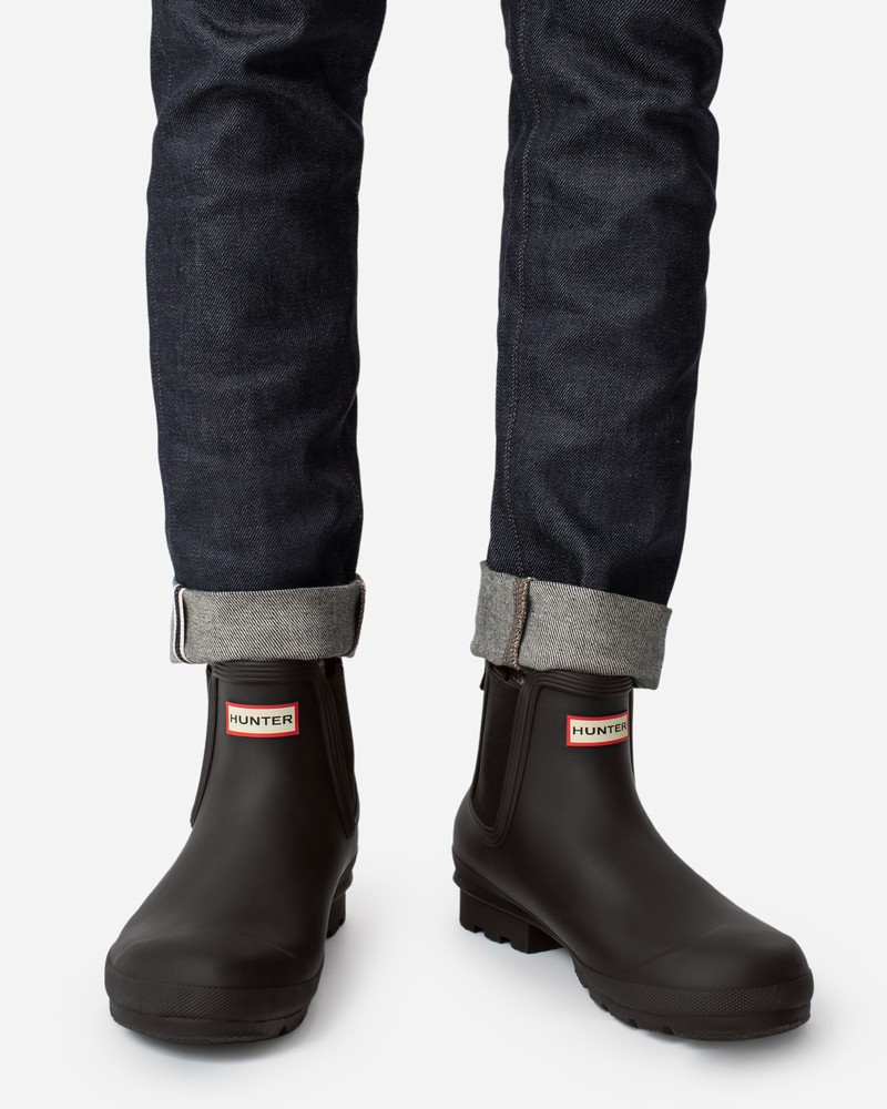 Botas Hunter Original Chelsea Masculino Pretas | 940189250