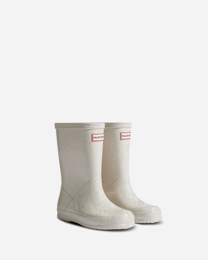 Botas Hunter Original First Classic Giant Glitter Criança Branco | 154270589