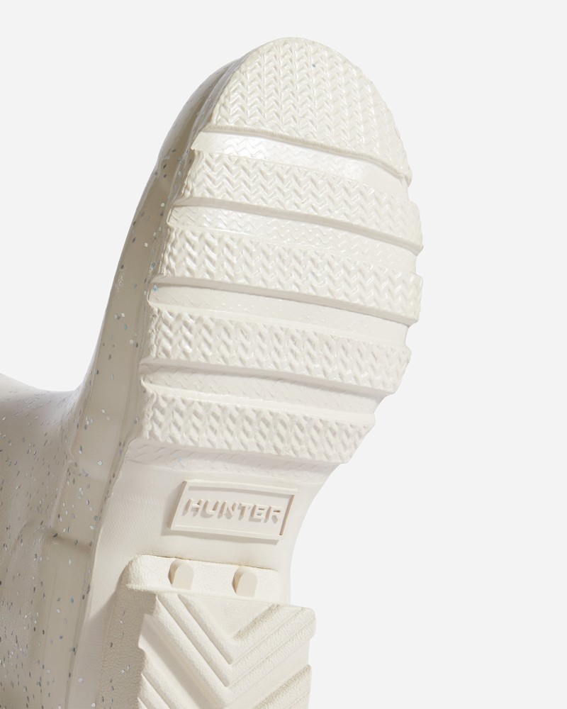 Botas Hunter Original Giant Glitter Criança Branco | 383922693