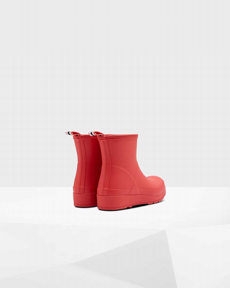 Botas Hunter Original Play Short Mid-Calf Feminino Vermelhas | 559731597