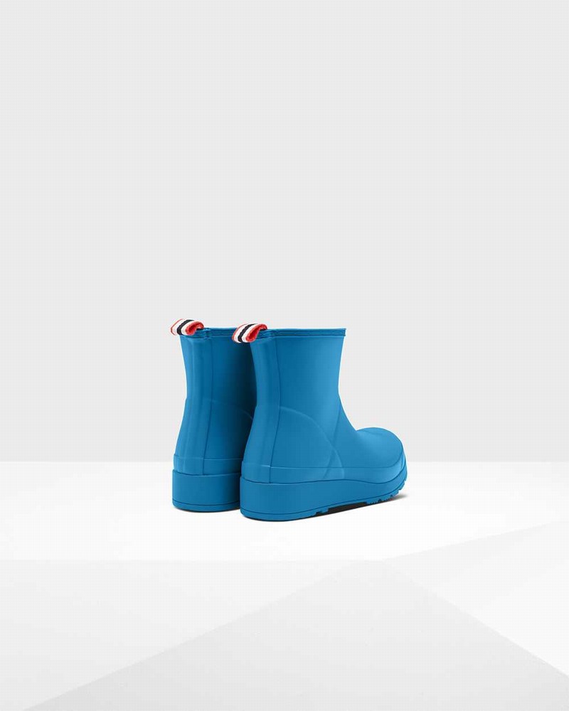 Botas Hunter Original Play Short Mid-Calf Feminino Azuis | 209394283