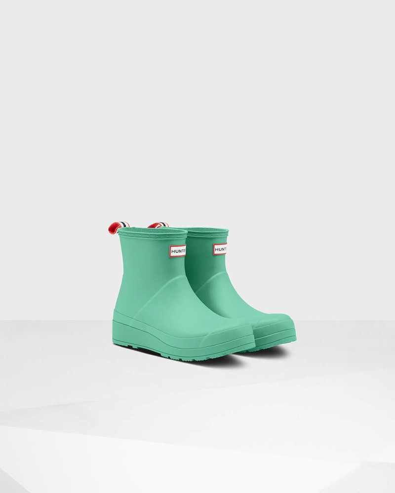 Botas Hunter Original Play Short Mid-Calf Feminino Verdes | 60186403