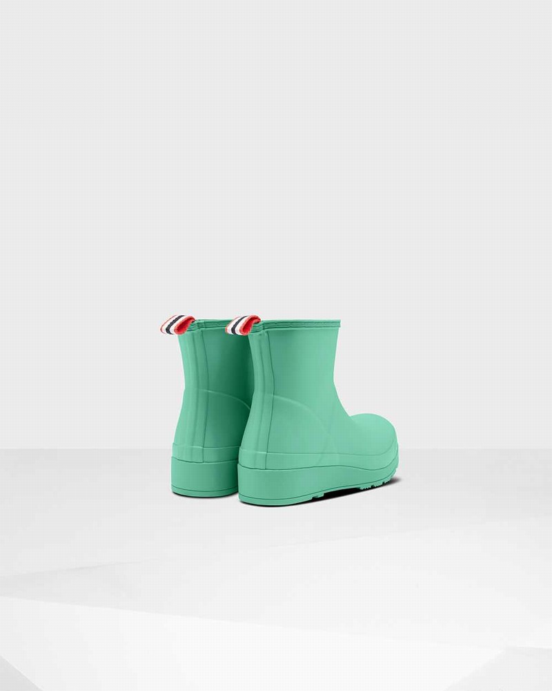 Botas Hunter Original Play Short Mid-Calf Feminino Verdes | 60186403