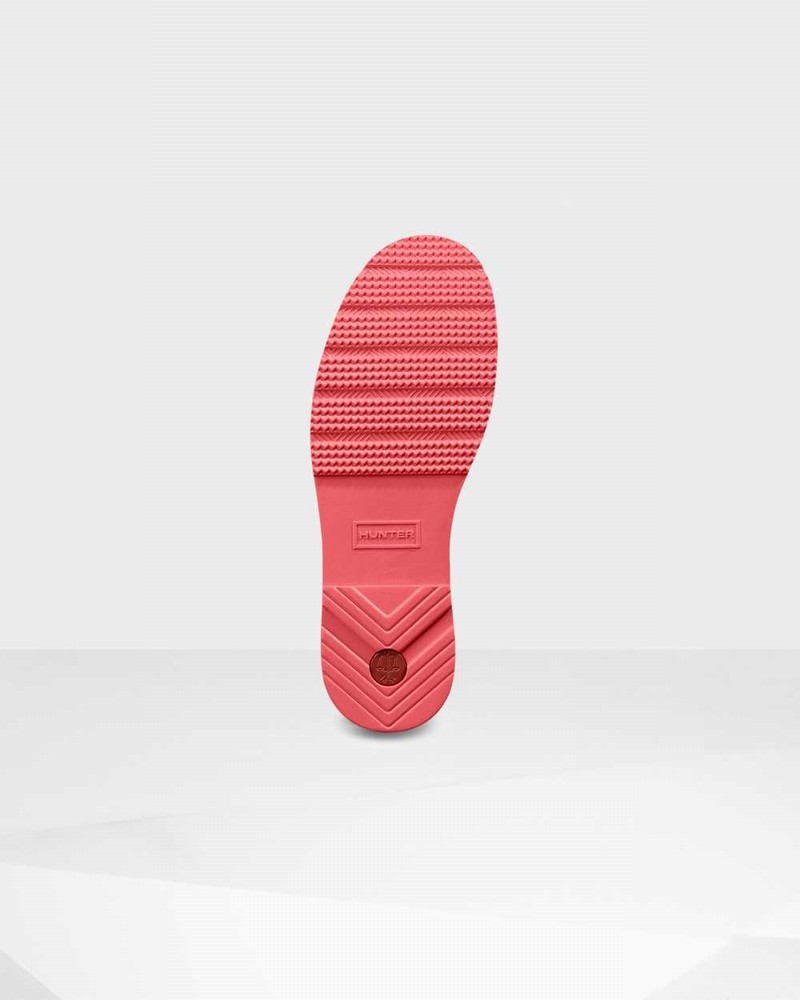 Botas Hunter Original Play Short Nebula Mid-Calf Feminino Rosa | 571036558