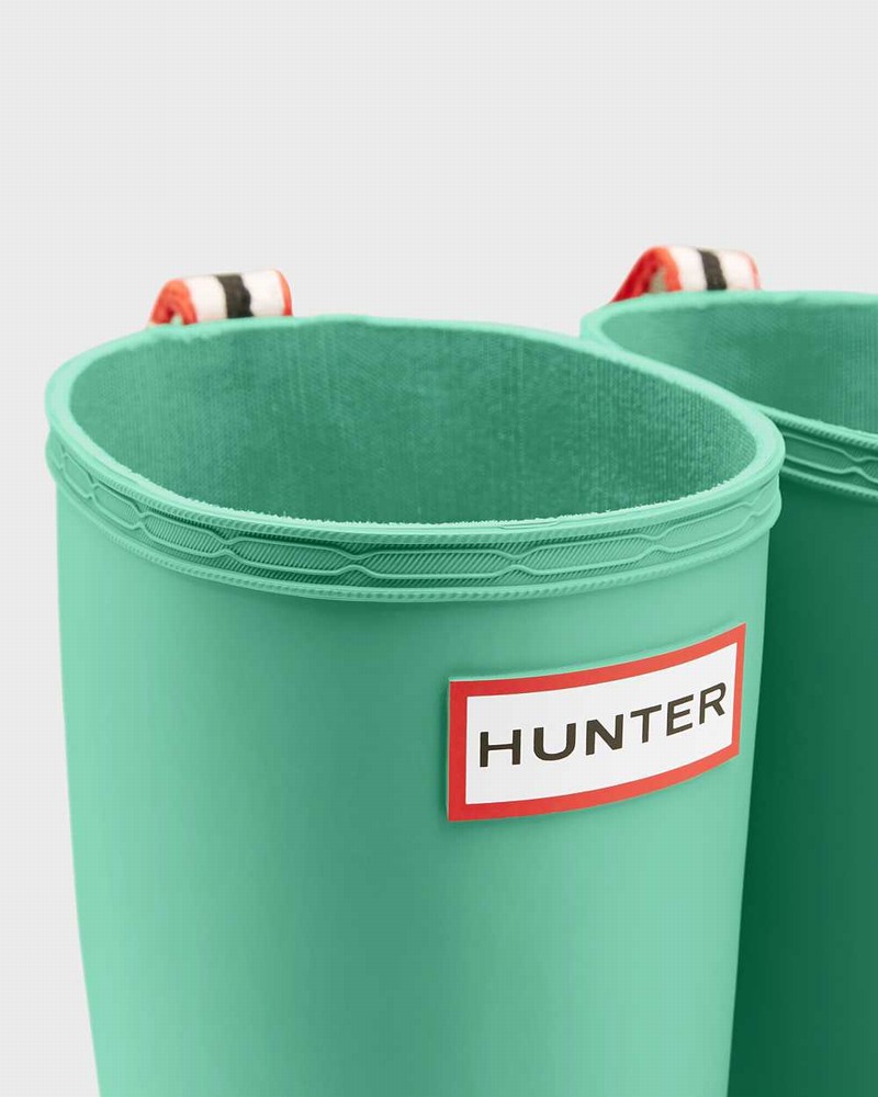 Botas Hunter Original Play Tall Mid-Calf Feminino Verdes | 723017462