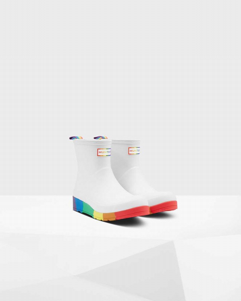 Botas Hunter Original Pride Play Flatform Mid-Calf Feminino Branco | 28207667