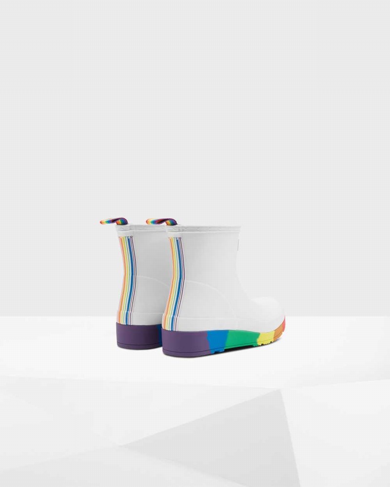 Botas Hunter Original Pride Play Flatform Mid-Calf Feminino Branco | 28207667
