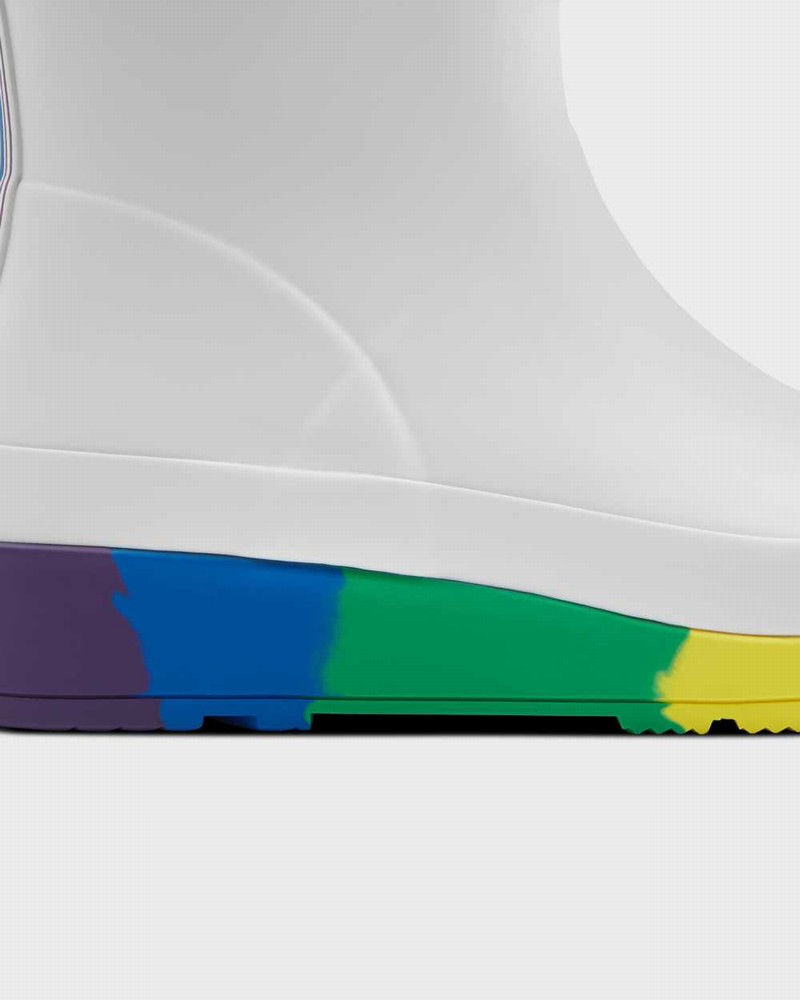 Botas Hunter Original Pride Play Flatform Mid-Calf Feminino Branco | 28207667