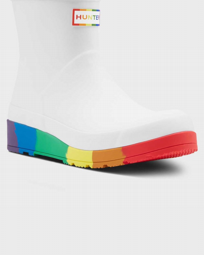 Botas Hunter Original Pride Play Flatform Mid-Calf Feminino Branco | 28207667