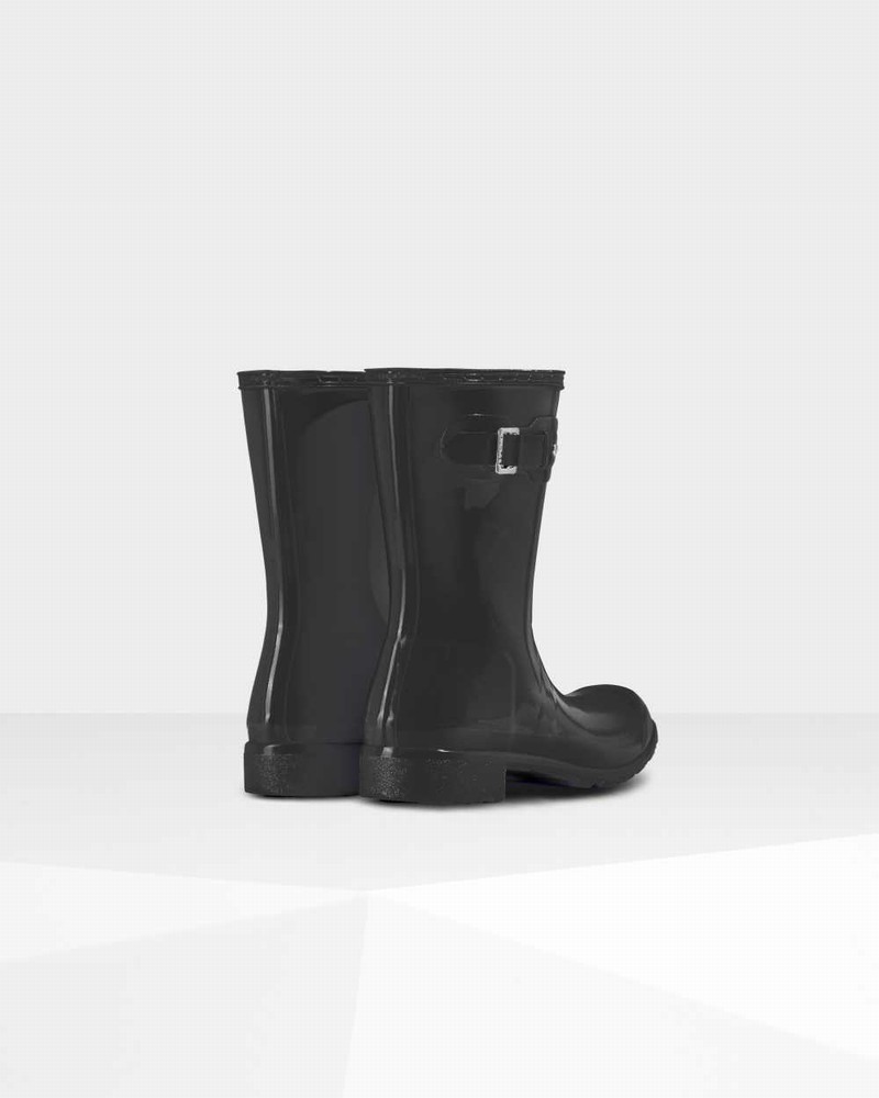 Botas Hunter Original Tour Foldable Short Mid-Calf Feminino Pretas | 95537043