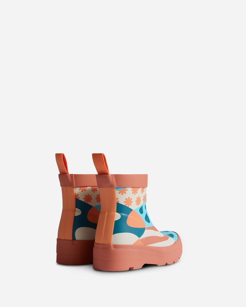 Botas Hunter Play Patchwork Weather Print Criança Rosa | 201299192