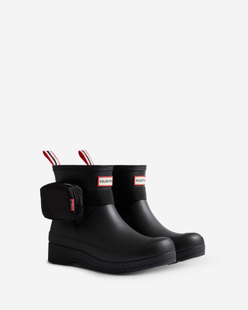 Botas Hunter Play Short Pouch Buckle Belt Feminino Pretas | 471351859