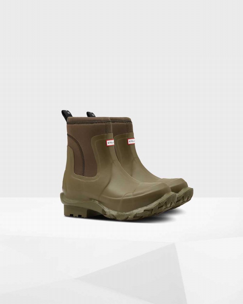 Botas Hunter Stella McCartney x Feminino Verde Oliva | 140495967