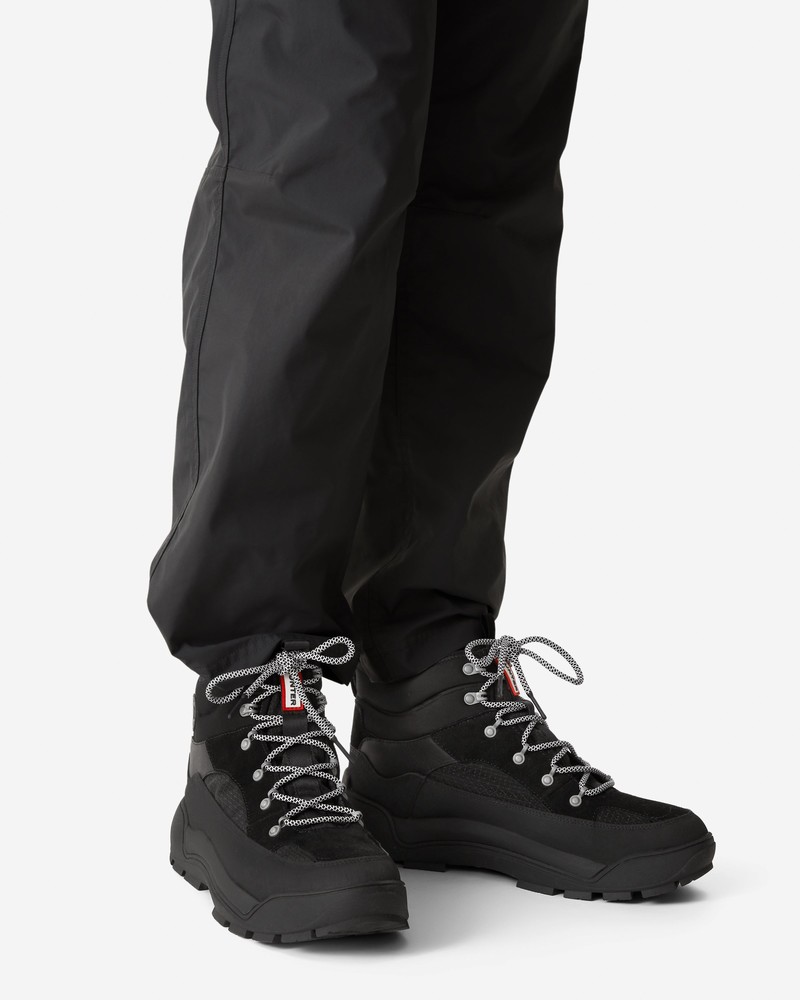 Botas Hunter Urban Explorer Lace-Up Leather Commando Masculino Pretas | 329607978