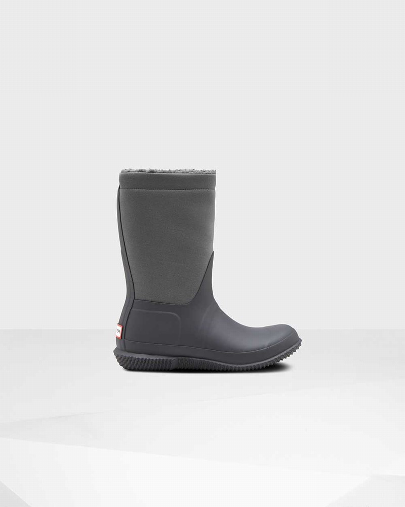 Botas Inverno Hunter Original Insulated Roll Top Sherpa Feminino Pretas | 928306102