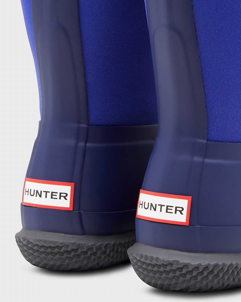 Botas Inverno Hunter Original Insulated Roll Top Sherpa Feminino Azul Marinho | 683115915