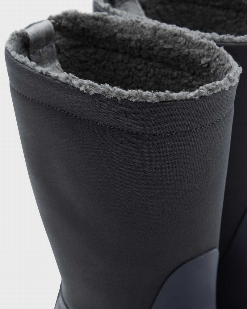 Botas Inverno Hunter Original Insulated Roll Top Sherpa Feminino Azul Marinho | 331918011