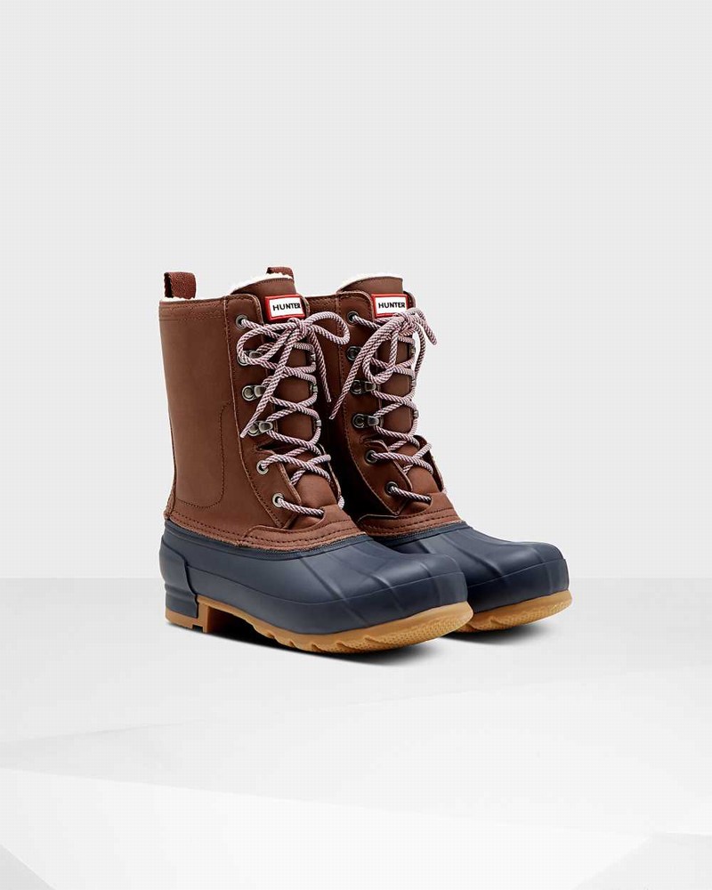 Botas Inverno Hunter Original Insulated Pac Feminino Marrom | 546627429