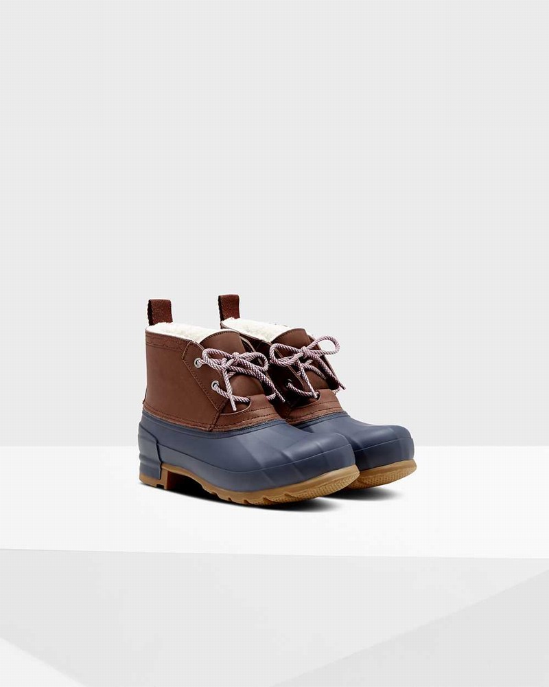 Botas Inverno Hunter Original Short Insulated Pac Feminino Marrom | 993575265
