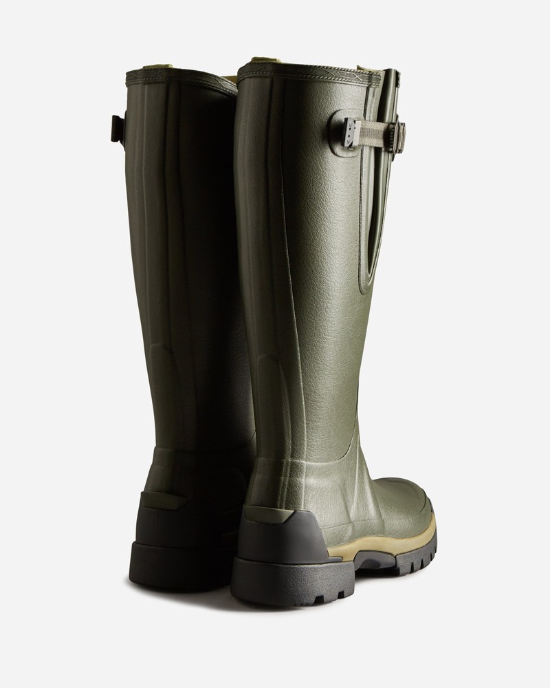Botas Wellington Hunter Balmoral Adjustable 3mm Neoprene Feminino Verde Oliva | 284977678