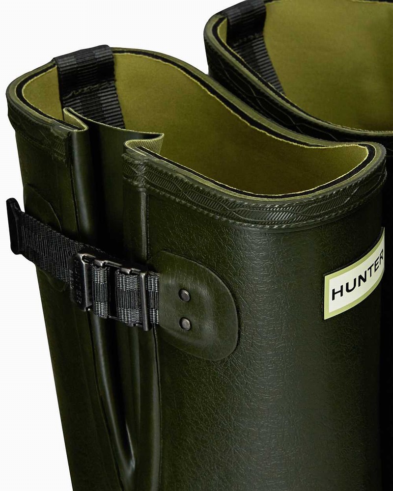Botas Wellington Hunter Balmoral Adjustable 3mm Neoprene Masculino Verde Oliva | 455574563