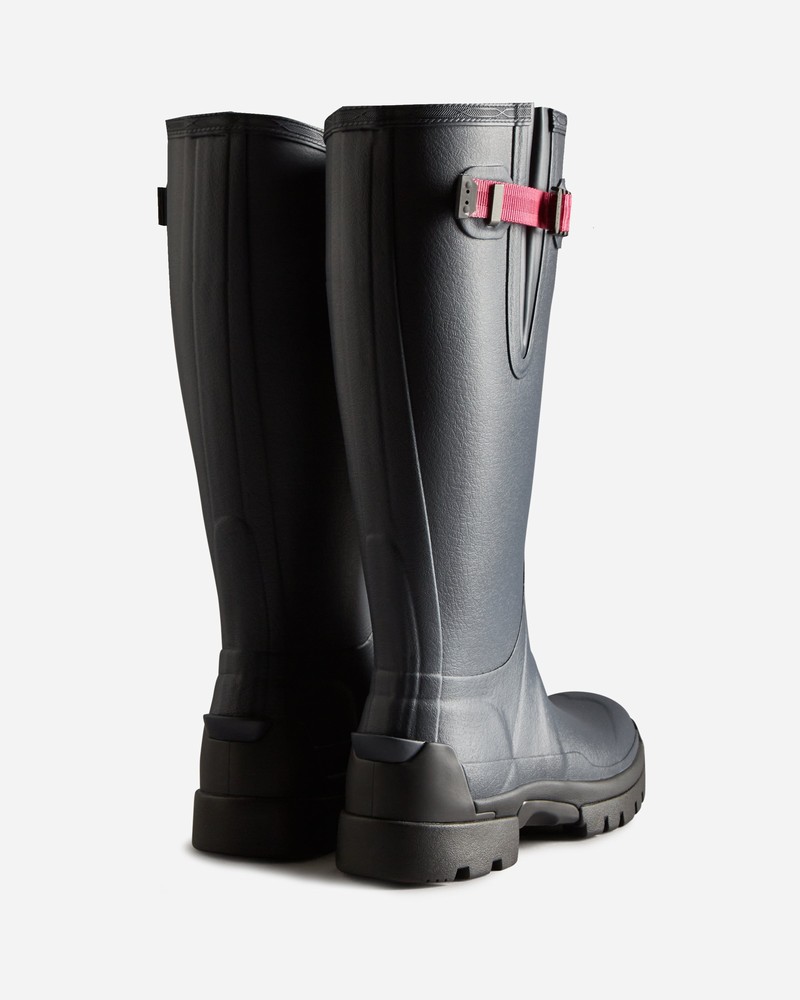 Botas Wellington Hunter Balmoral Adjustable 3mm Neoprene Feminino Azul Marinho | 174719233