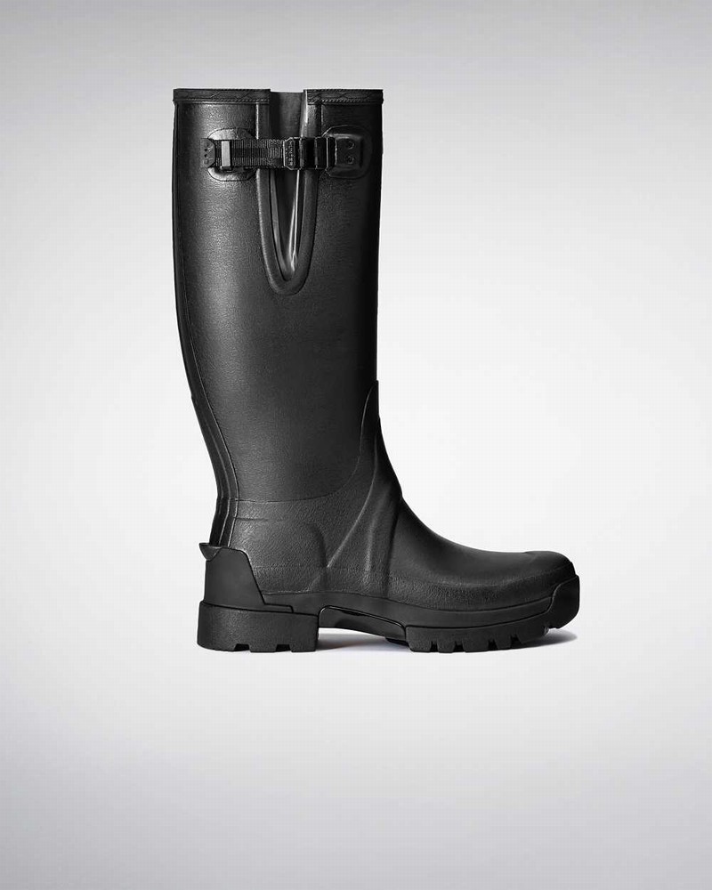 Botas Wellington Hunter Balmoral Adjustable 3mm Neoprene Masculino Pretas | 737509703