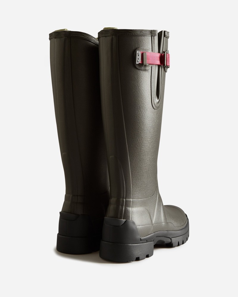 Botas Wellington Hunter Balmoral Adjustable 3mm Neoprene Feminino Bege | 403916034