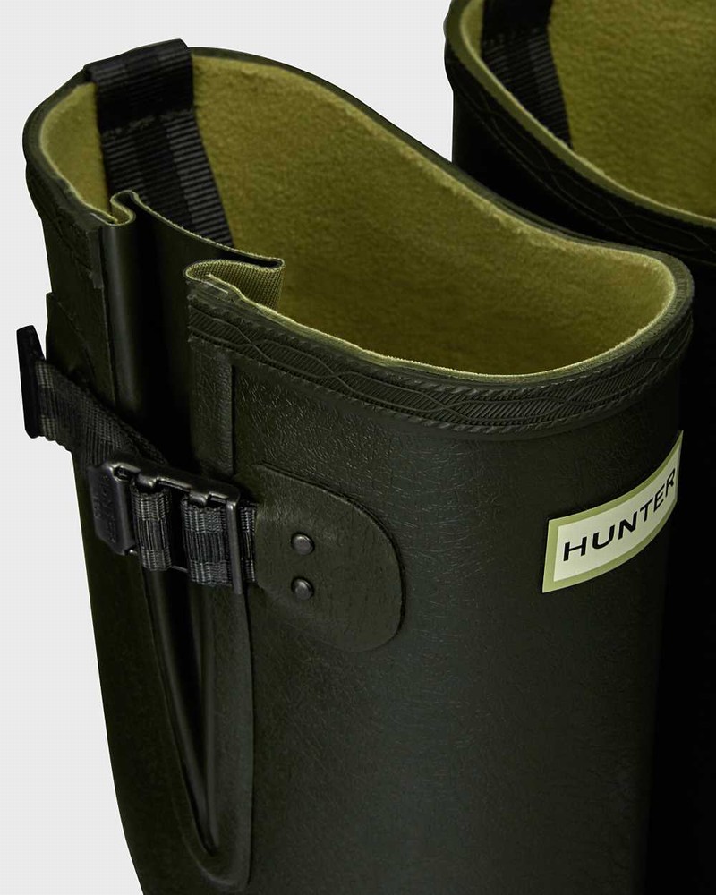 Botas Wellington Hunter Balmoral Bamboo Carbon Masculino Verde Oliva | 86828878