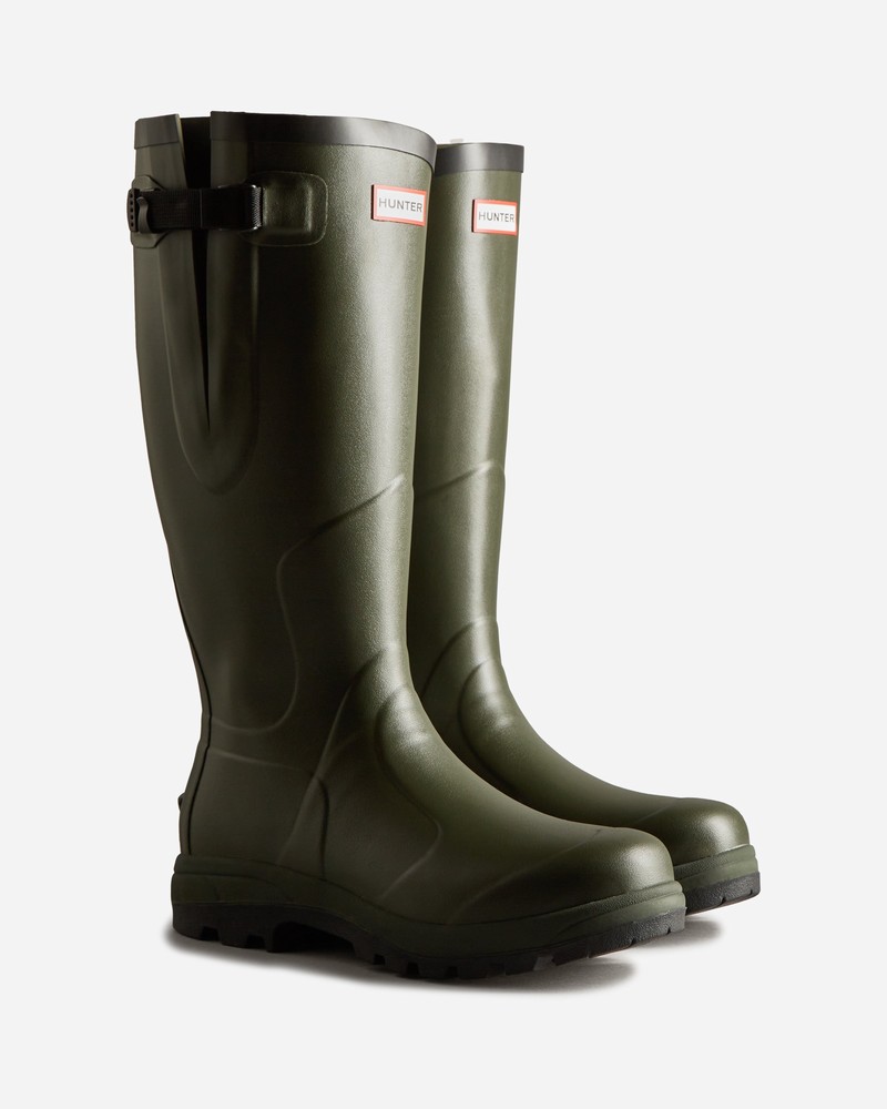 Botas Wellington Hunter Balmoral Classic Side Adjustable Feminino Verdes | 894434625
