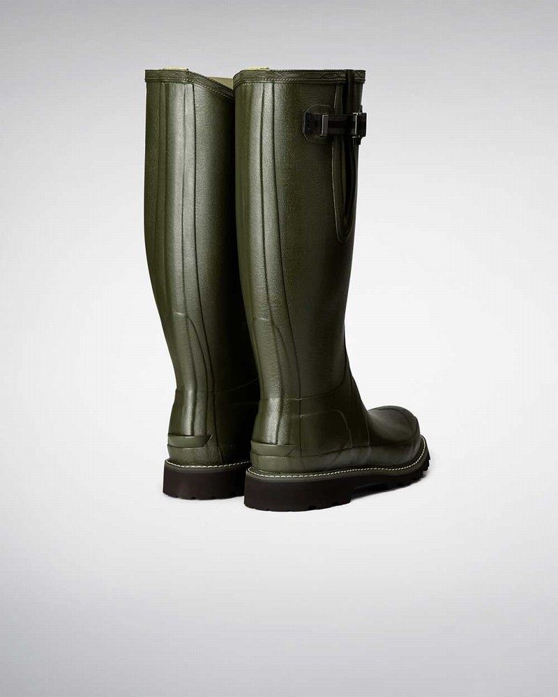 Botas Wellington Hunter Balmoral Side Adjustable Masculino Verde Oliva | 815023037