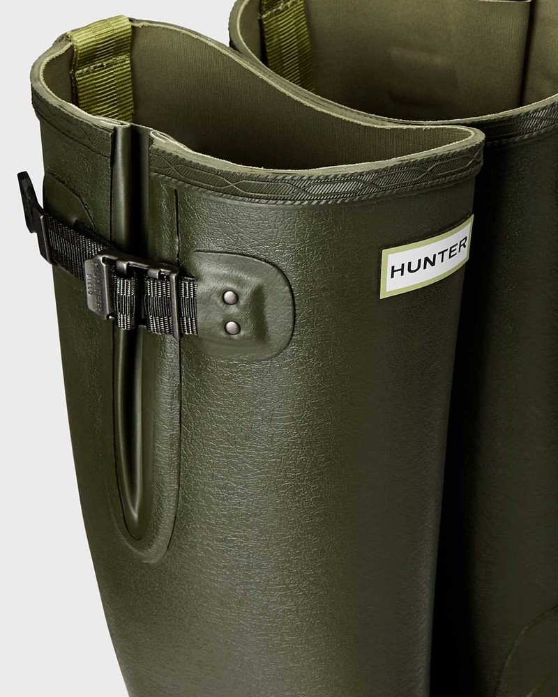 Botas Wellington Hunter Balmoral Side Adjustable Masculino Verde Oliva | 815023037