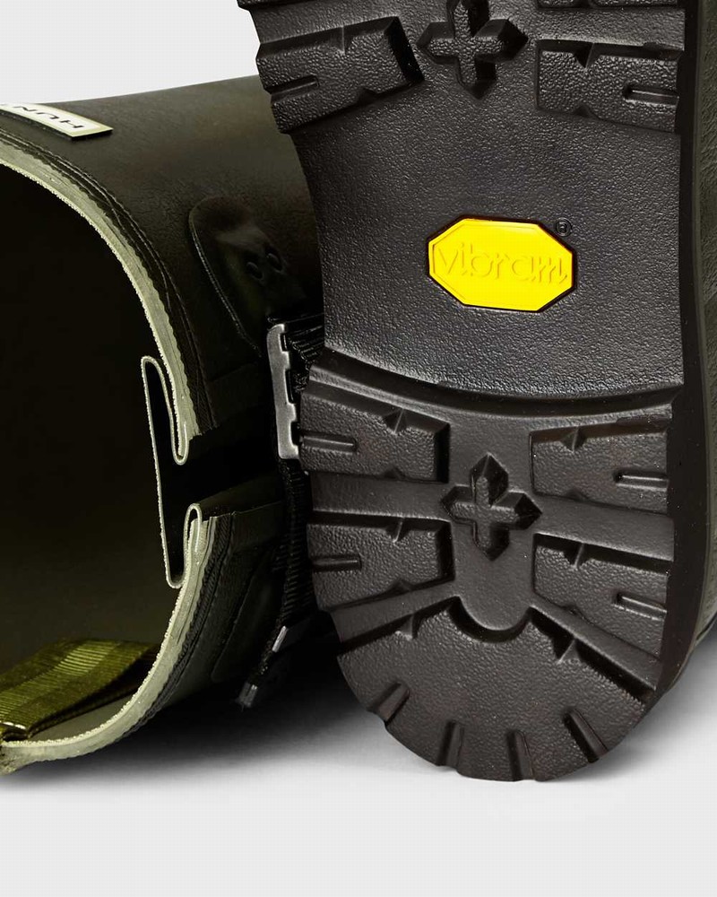 Botas Wellington Hunter Balmoral Side Adjustable Masculino Verde Oliva | 815023037