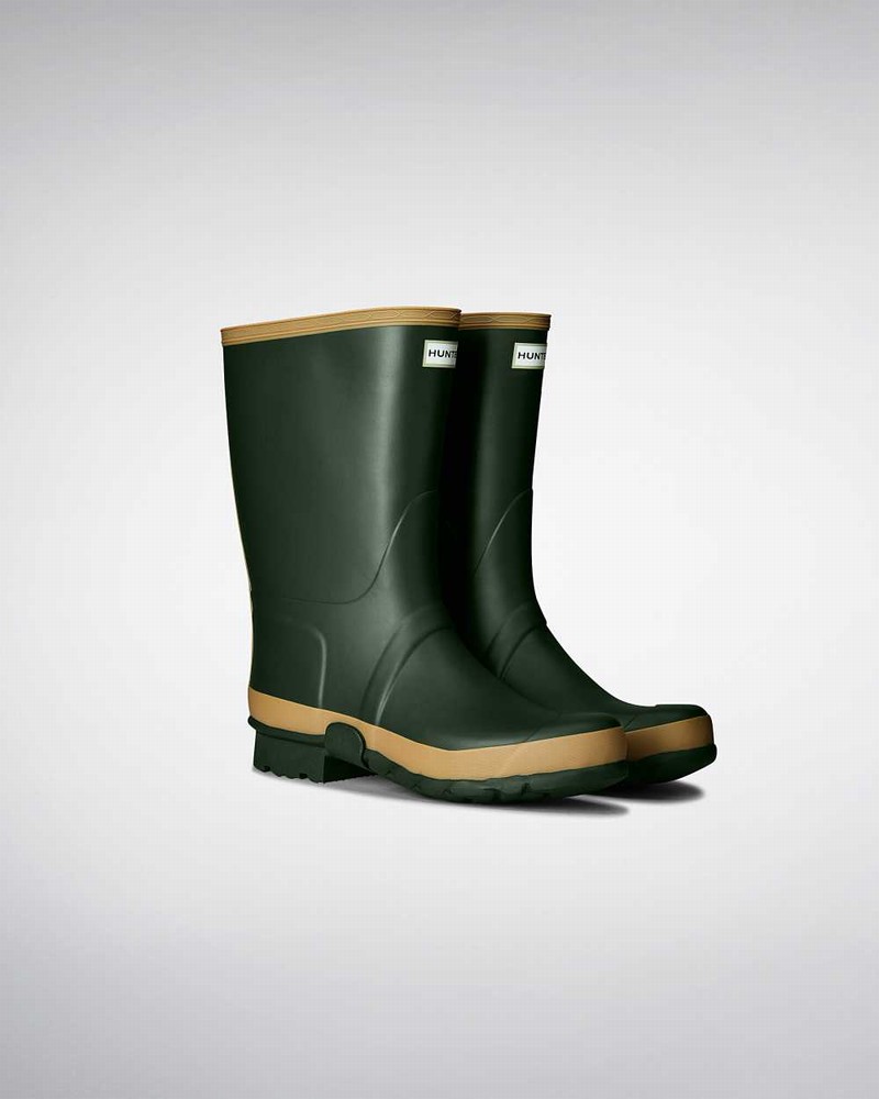 Botas Wellington Hunter Gardener Masculino Verdes | 214869206