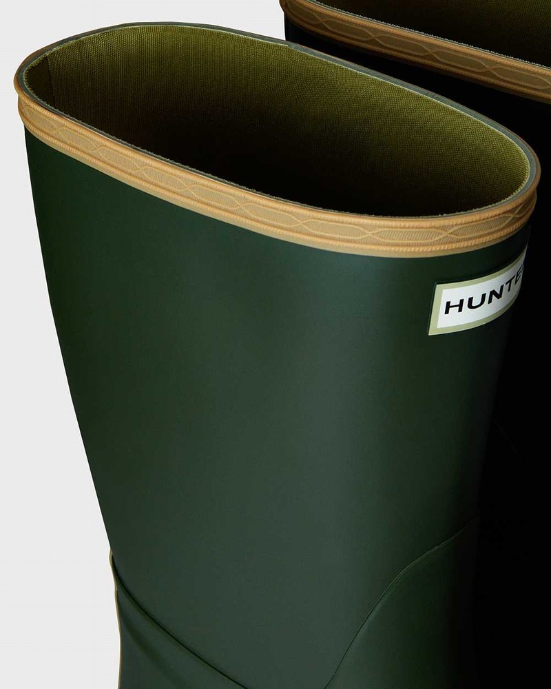 Botas Wellington Hunter Gardener Masculino Verdes | 214869206